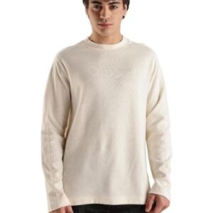 Calvin Klein Jeans Solid Regular-Fit Cotton T-Shirt